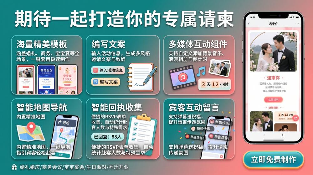 邀请函制作平台哪个好？真实用户实测推荐，新手不踩坑